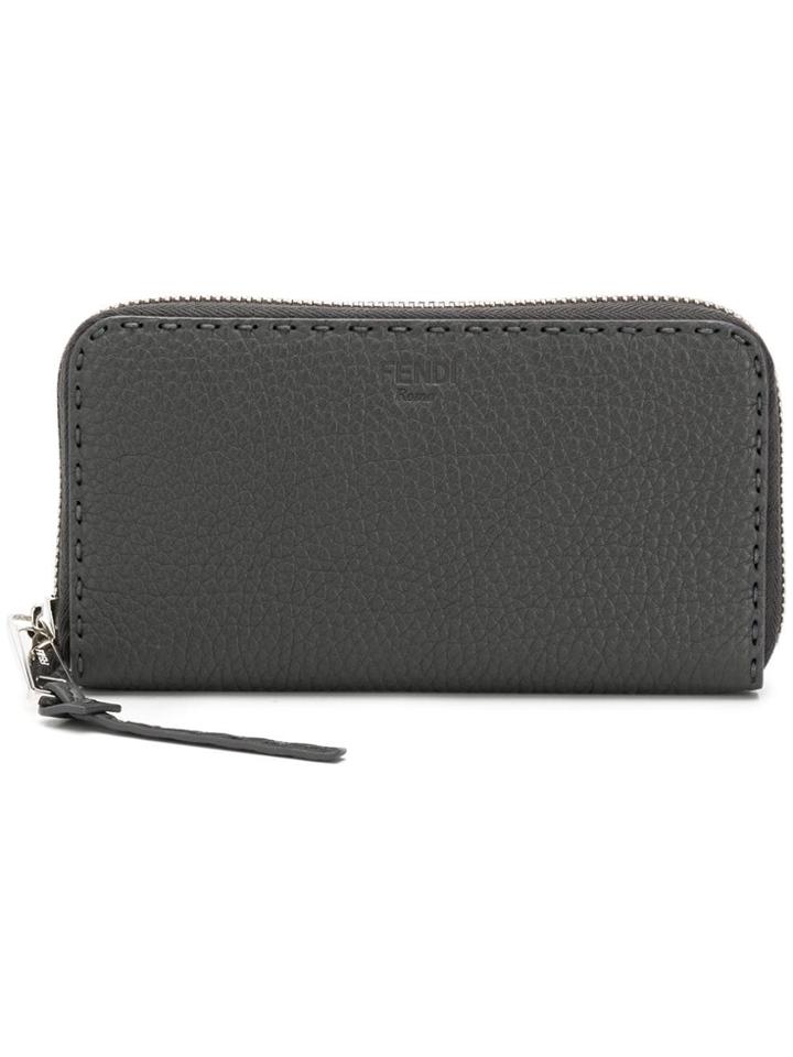 Fendi Classic Continental Wallet - Grey