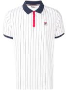 Fila Bb1 Striped Polo Shirt - White