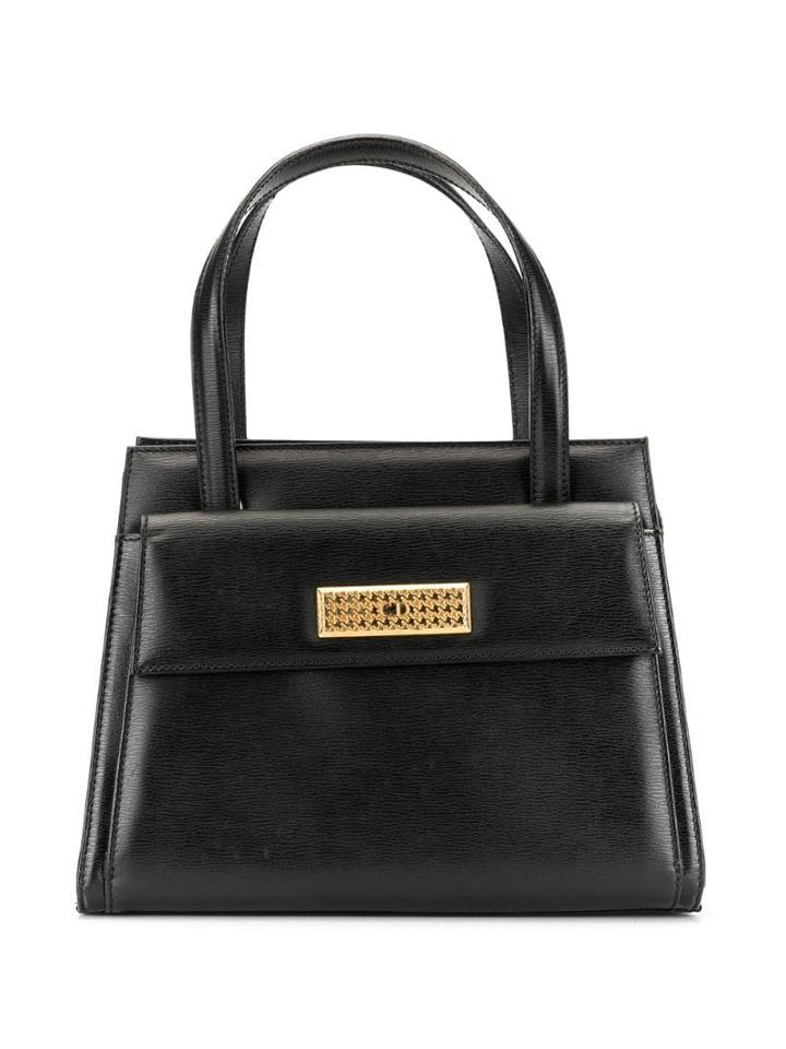 Christian Dior Pre-owned Front Flap Tote - Black