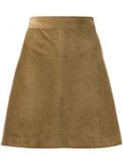 Vanessa Bruno Ribbed High-waisted Skirt - Green