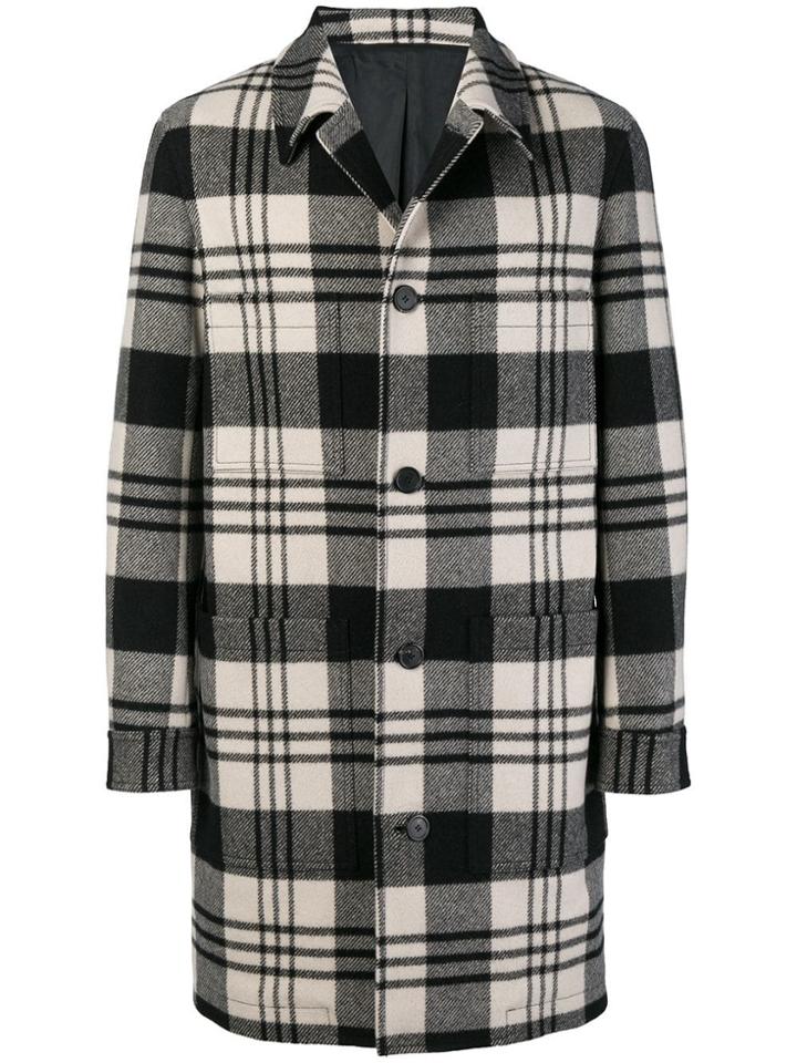 Ami Alexandre Mattiussi Patch Pockets Car Coat - White