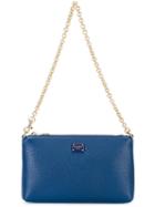 Dolce & Gabbana Mini Shoulder Bag, Blue, Leather