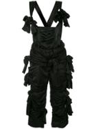 Comme Des Garçons Vintage Ruffle Bow Embellished Jumpsuit - Black