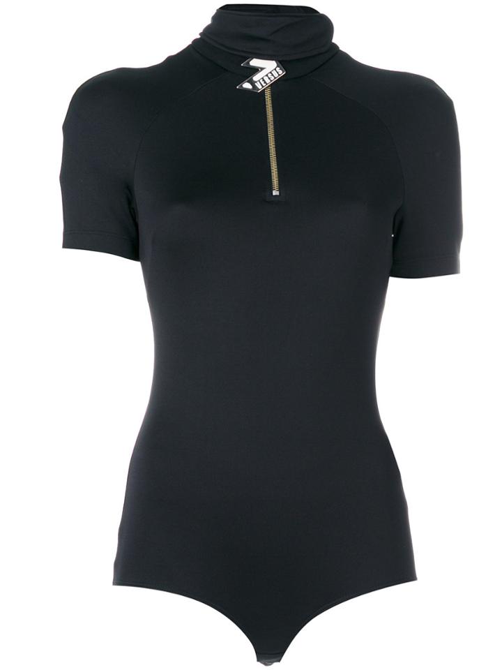 Versus Turtleneck Zipped Body - Black