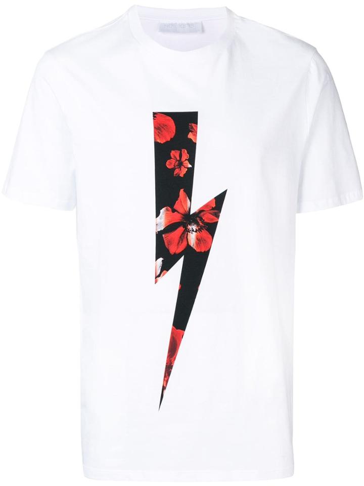 Neil Barrett Anemone Thunder T-shirt - White