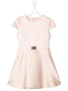 Elisabetta Franchi La Mia Bambina Tea Dress - Neutrals
