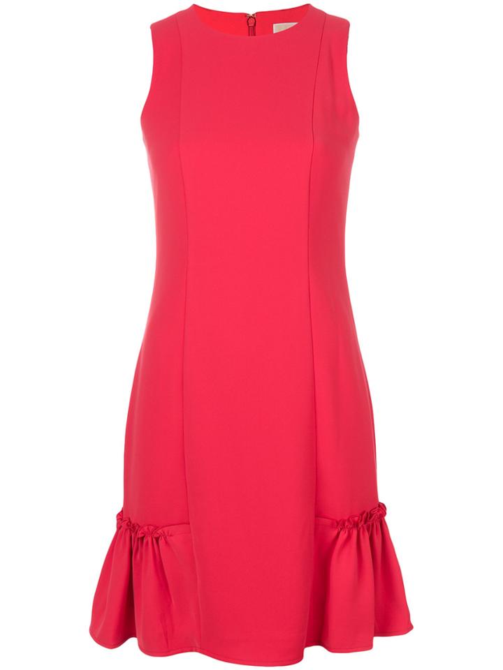 Michael Michael Kors Ruffle Detail Dress - Red