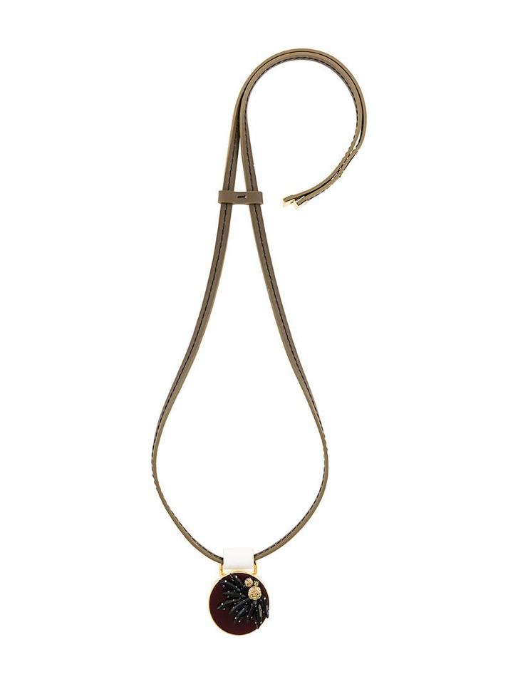 Marni Strass Necklace, Women's, Red