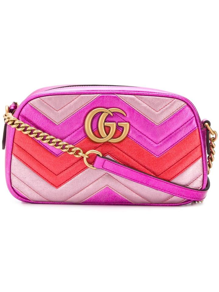 Gucci Gg Marmont Camera Bag - Pink