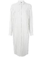 Hope - Striped Shirt Dress - Women - Linen/flax/viscose - 34, Women's, White, Linen/flax/viscose