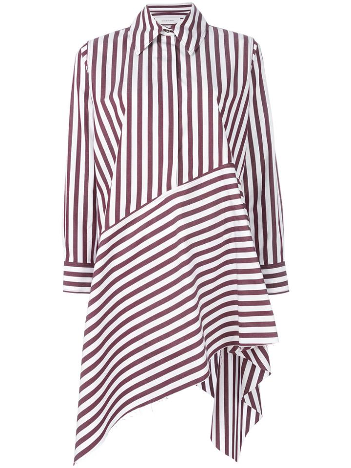 Marques'almeida Asymmetric Hem Dress - White