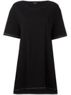 Ann Demeulemeester Cut-out Back T-shirt, Women's, Size: 38, Black, Cotton