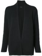Akris - Shawl Lapel Cardigan - Women - Cashmere - 4, Grey, Cashmere