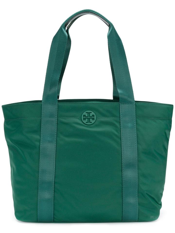 Tory Burch Quinn Large Zip Tote - Green