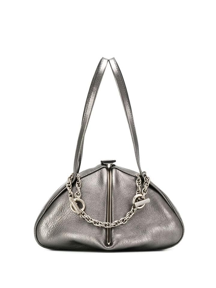 Rodo Chain Detail Tote - Grey
