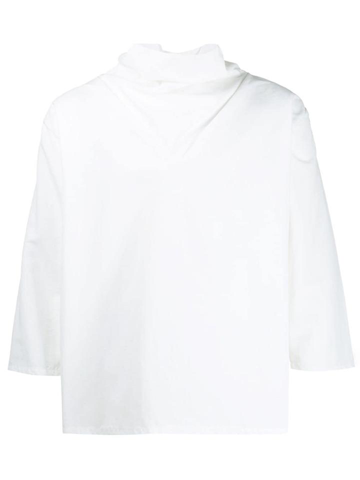 Alchemy High Collar Tunic Top - White