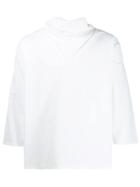 Alchemy High Collar Tunic Top - White