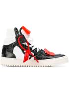 Off-white Combined Hi-top Sneakers - Black