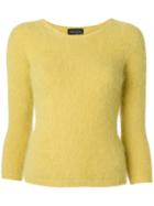 Roberto Collina Crew Neck Jumper - Yellow & Orange