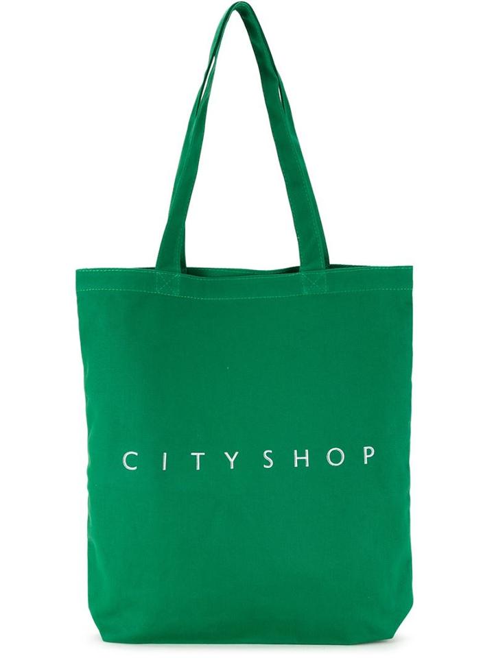 Cityshop Logo Tote, Women's, Green