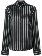 Haider Ackermann Striped Long Sleeve Shirt - Black