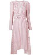Ermanno Scervino Striped Dress - Pink & Purple