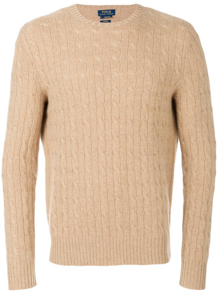 Polo Ralph Lauren Cable Knit Jumper - Nude & Neutrals
