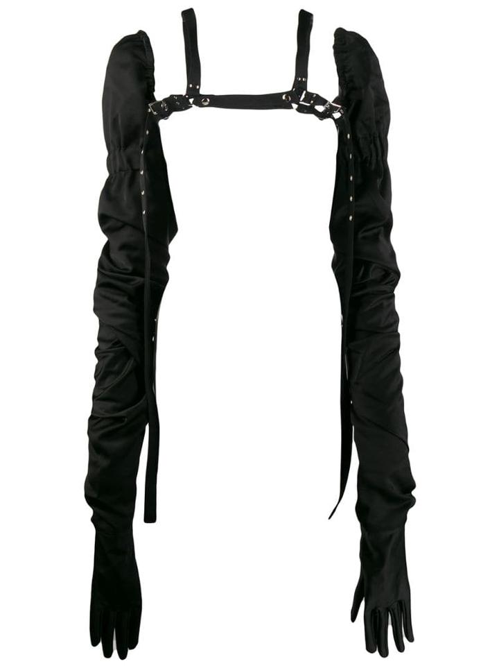 Comme Des Garçons Noir Kei Ninomiya Sleeve-design Glove - Black