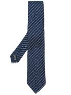 Giorgio Armani Striped Tie - Blue