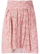 Isabel Marant Floral Print A-line Mini Skirt - Pink