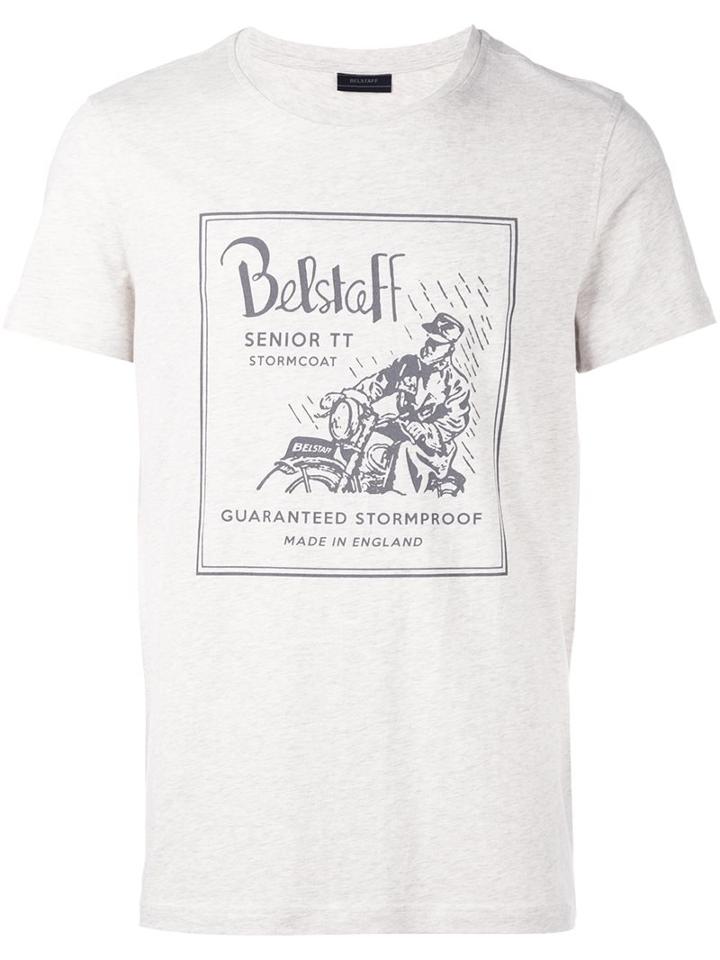 Belstaff 'stubbs' T-shirt, Men's, Size: Small, Nude/neutrals, Cotton