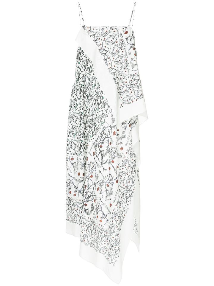 Christian Wijnants Floral Print Wrap Dress - White