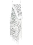 Christian Wijnants Floral Print Wrap Dress - White