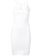 Dsquared2 Fitted Sleeveless Mini Dress - White