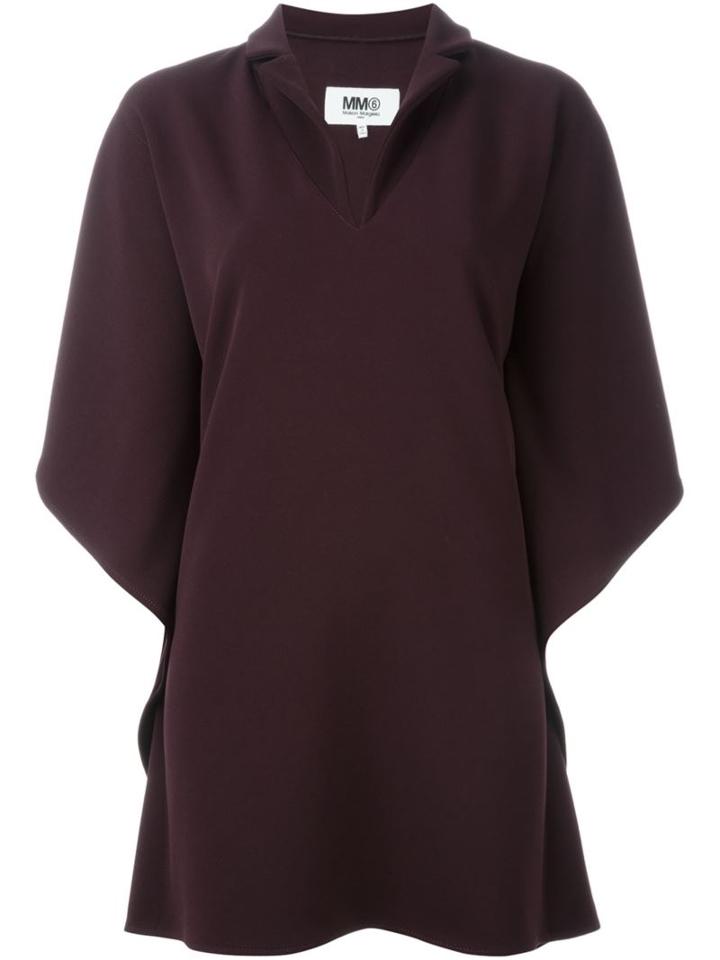Mm6 Maison Margiela Notched Lapel Dress