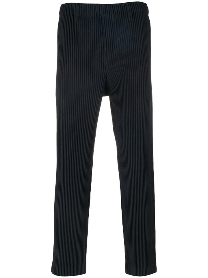 Homme Plissé Issey Miyake Plissé Trousers - Blue