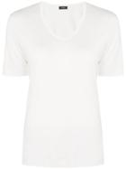 Joseph Short-sleeve Fitted Top - White