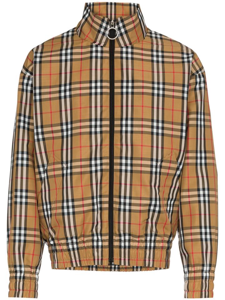 Burberry Classic Check Bomber Jacket - Brown