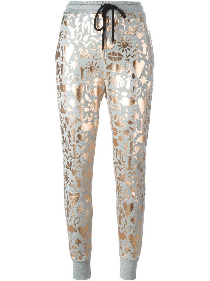 Markus Lupfer Metallic Print Track Pants