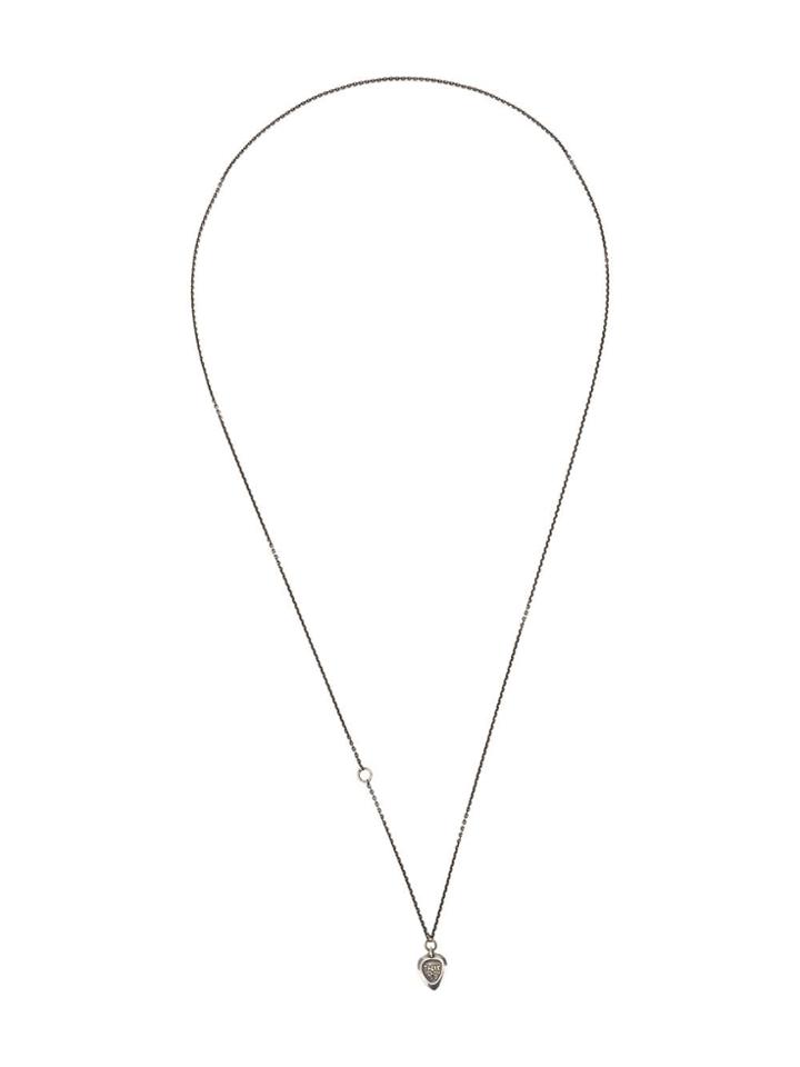 Werkstatt:münchen Thank You Pendant Necklace - Silver