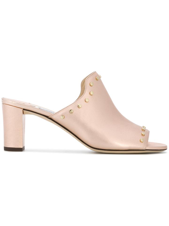 Jimmy Choo Myla 65 Mules - Metallic