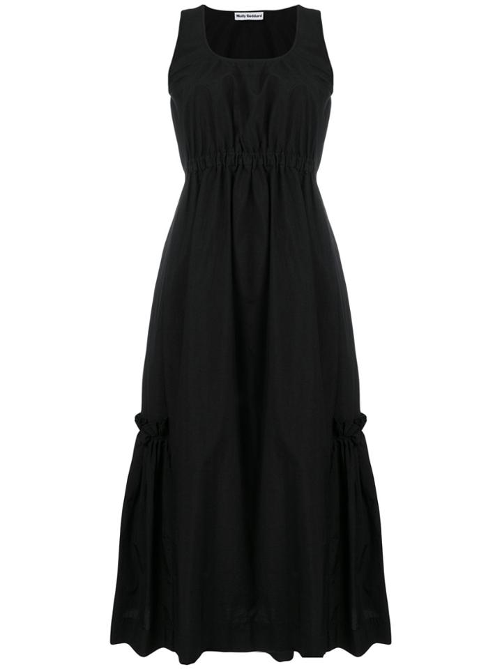 Molly Goddard Open Back Flared Dress - Black