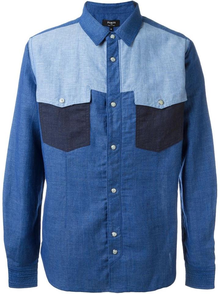 Ports 1961 Three-tone Western Shirt