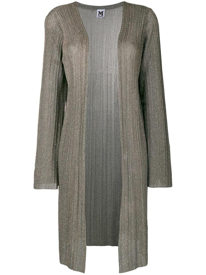 M Missoni Metallic Oversized Cardigan - Green