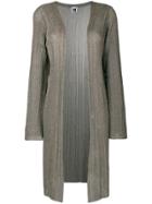 M Missoni Metallic Oversized Cardigan - Green
