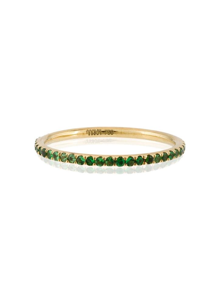 Ileana Makri Thread Diamond Band Ring - Metallic