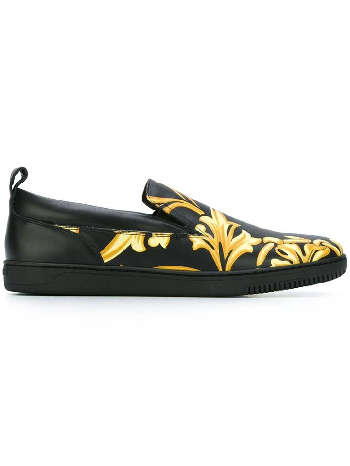 Versace 'barocco' Slip-on Sneakers