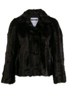 Moschino Faux Fur Jacket - Brown