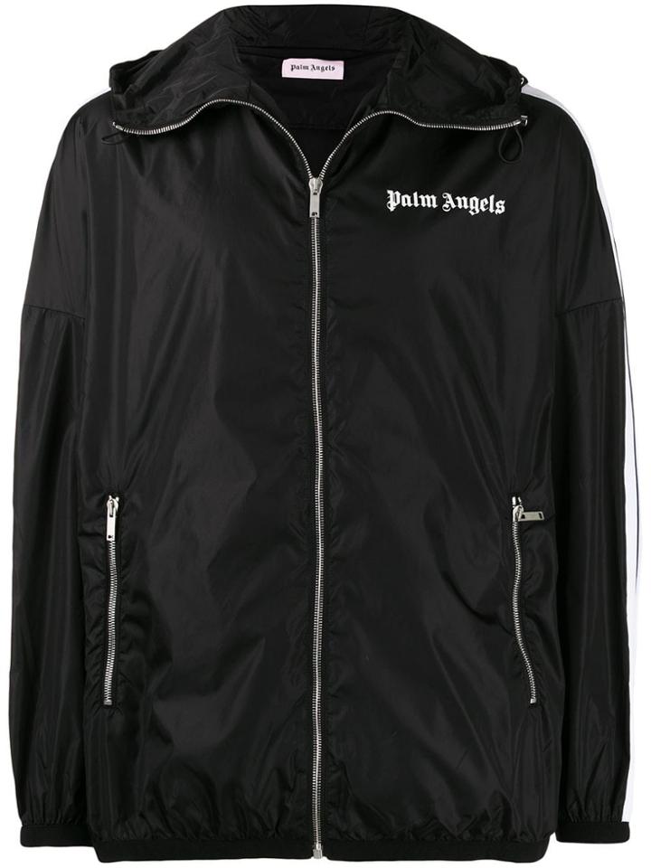 Palm Angels Side Stripe Track Jacket - Black