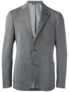 Etro Patterned Blazer, Men's, Size: 54, Black, Cotton/silk/cupro